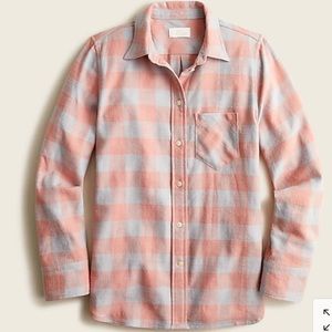 J Crew Classic-fit shirt in buffalo check flannel NWOT